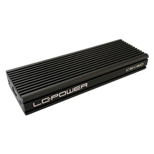 LC Power M2-Case LC-M2-C-MULTI - USB-C za NV ili SATA M2 disk slika 1