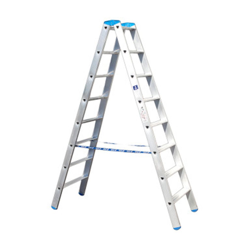 Ljestve 2.5 M Duple A04Anp/250 2X10 Gazišta slika 1