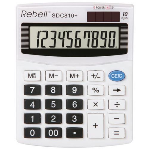 Kalkulator komercijalni Rebell SDC410 white slika 1