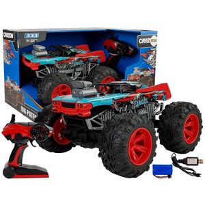 Buggy na daljinsko upravljanje  1:14 2.4G RC Big Wheels - crveni