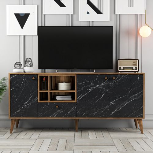 Woody Fashion Konzola, Napoli - Black Marble slika 3