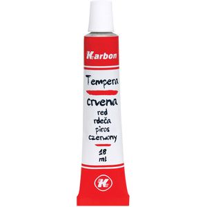 Tempera 18ml KARBON CRVENA alu tuba