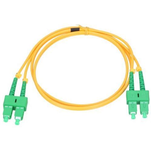 NFO Patch cord, SC APC-SC APC, Singlemode 9 125, G.652D, 3mm, Duplex, 3m slika 1