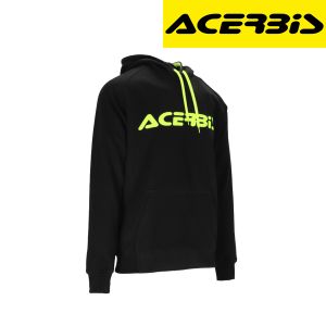 Duks - dukserica za motor Acerbis S-Logo - Crna vel.XXXL