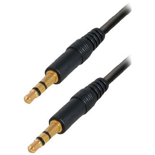 Transmedia Connecting cable. 3,5 mm 0,3m gold plated plugs slika 1