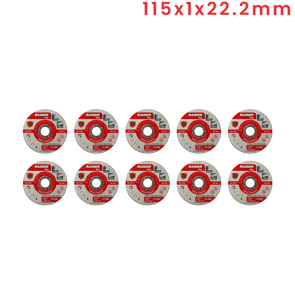 Rezne ploče za metal 115х1mm A60T Inox u metalnoj kutiji 10 kom. slika 1