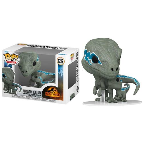 POP figure Jurassic World 3 Velociraptors Blue &#38; Beta slika 1