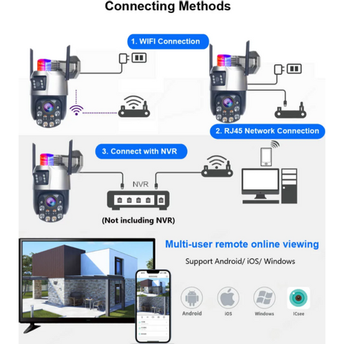 CAM-IP6MP-EP5-12X ZOOM GMB kamera  6 mpix microSD iCSee xmeye pro app Two-way voice PTZ ip66,2x3.6mm slika 4