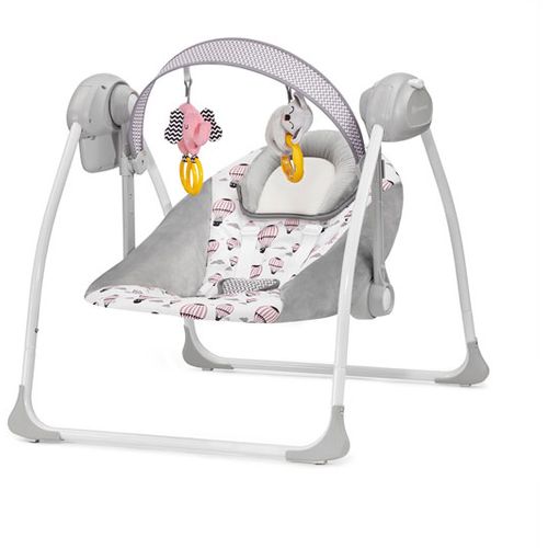 Kinderkraft stolica za ljuljanje Flo pink slika 3