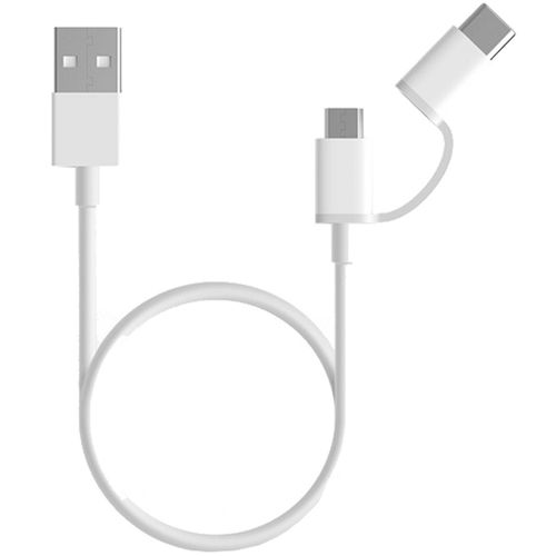 Xiaomi Mi 2-in-1 USB Cable Micro USB to Type C (100cm) slika 1