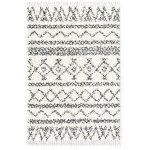Čupavi berberski tepih PP bež i sivi 160 x 230 cm slika 9