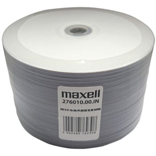 Maxell DVD-R 16x 4.7GB 50kom shrink printab slika 2