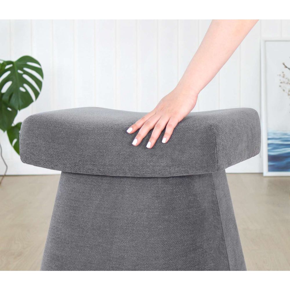 Pouffe Gurrata - Siva slika 3