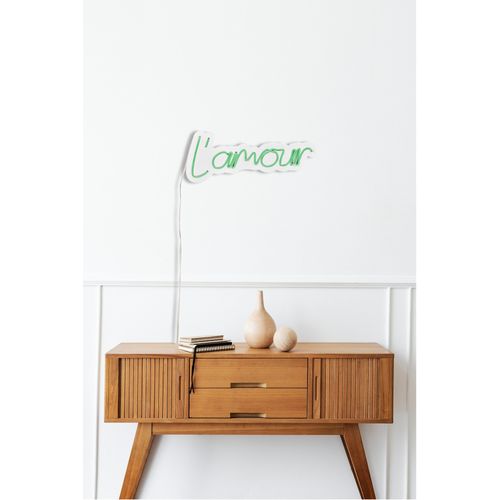 Wallity Ukrasna plastična LED rasvjeta, L'amour - Green slika 13