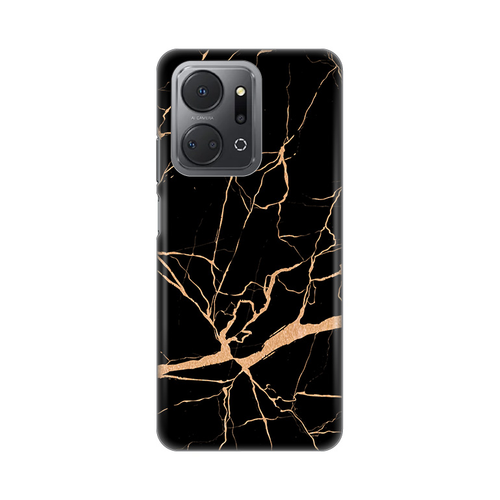 Torbica Silikonska Print za Honor X7a All Black slika 1