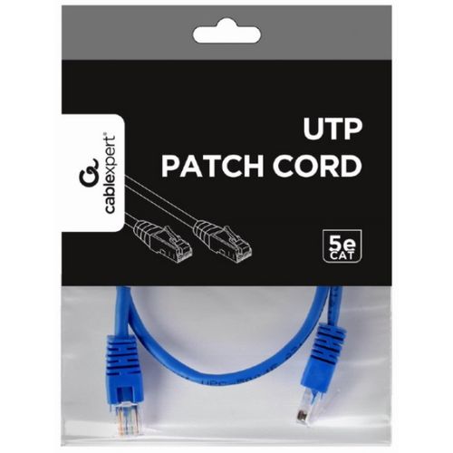 PP12-0.5M/B Gembird Mrezni kabl, CAT5e UTP Patch cord 0.5m blue slika 4