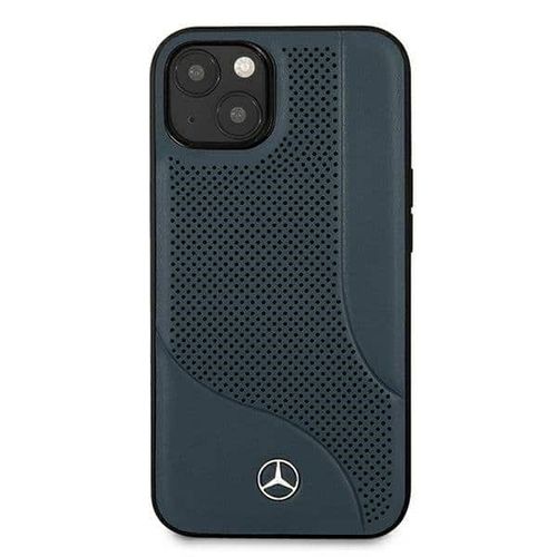 Mercedes originalna futrola za iPhone 13 hardcase sa kožnom perforiranom površinom slika 3