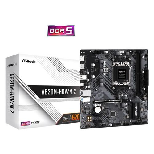 Matična ploča Asrock AMD AM5 A620M-HDV M.2 slika 1