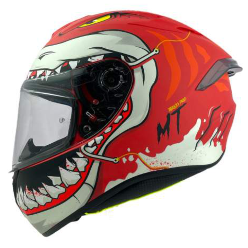MT Helmets vizir za moto kacigu Targo Pro Sharky C5 Matt Red slika 2