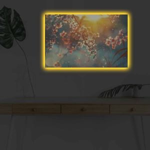 4570DHDACT-167 Multicolor Decorative Led Lighted Canvas Painting