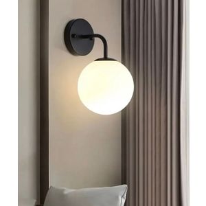 Zidna Lampa BRZ-340065 - Crna i Bijela