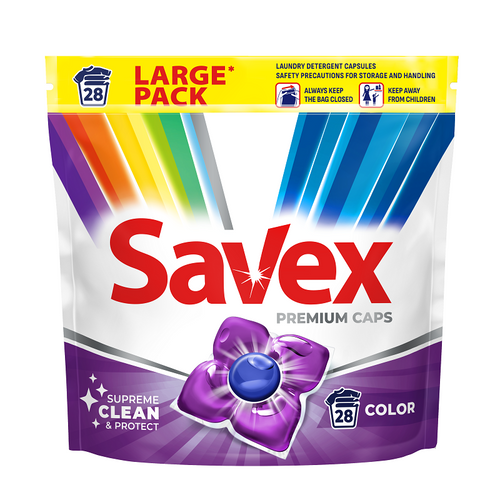 Savex kapsule za pranje veša Color 28kom slika 1