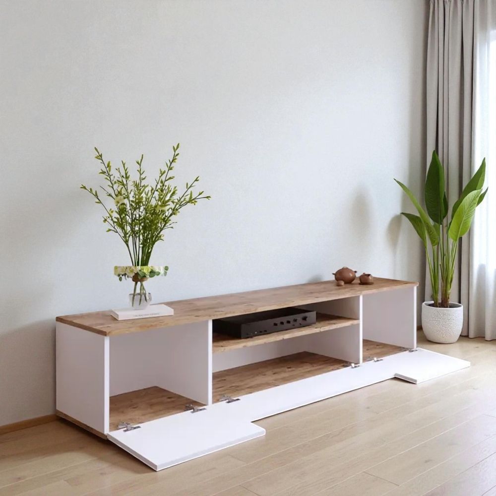 TV Kabinet Linea Bijeli slika 3