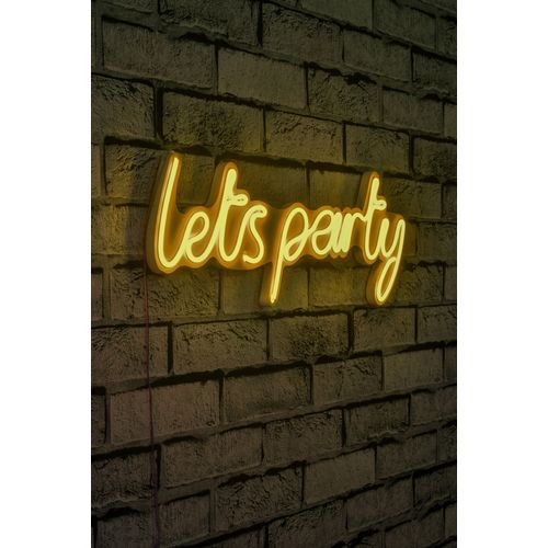 Wallity Ukrasna plastična LED rasvjeta, Lets Party - Yellow slika 9