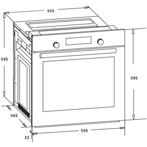 Heinner ugradbena pećnica HBO-S624LTG-IX slika 4