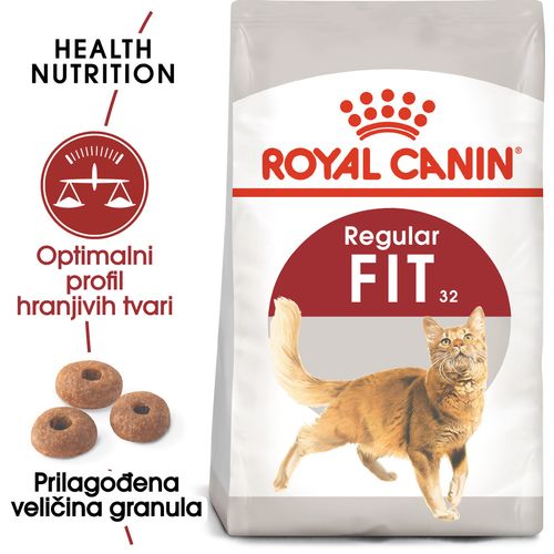 ROYAL CANIN FHN Fit 32, potpuna i uravnotežena hrana za odrasle mačke starije od godinu dana. Umjerena aktivnost (in & outdoor), 400 g slika 6