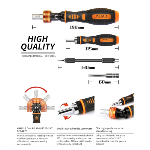 Set alata JAKEMY JM-6111, 69 u 1 slika 5