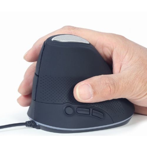 MUS-ERGO-03 Gembird Ergonomic Opticki mis 3600Dpi 6-button black 105mm USB slika 8