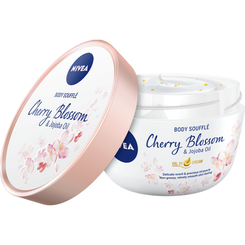 NIVEA Cherry Blossom&Jojoba Oil krema za telo 200ml slika 2