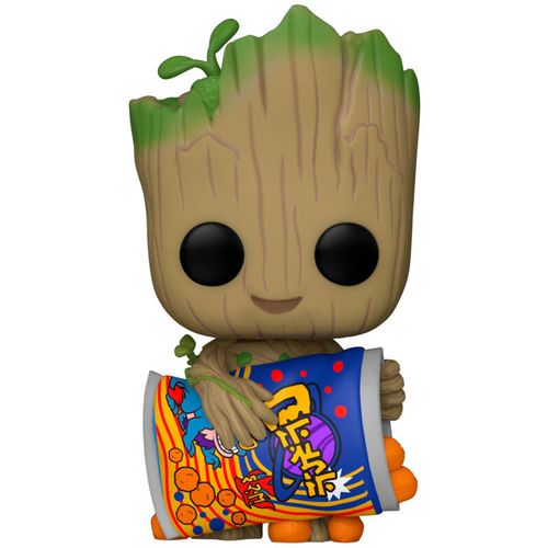 POP figure Marvel I am Groot - Groot with Cheese Puffs slika 2