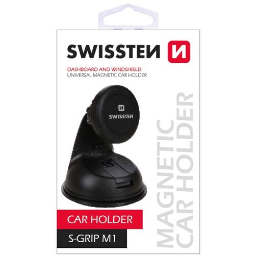 SWISSTEN držač za mobitel, magnetski, za staklo ili upravljačku ploču S-GRIP M1 slika 1