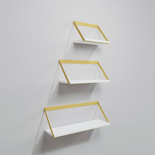 Düsseldorf L2061 Gold
White Wall Shelf slika 3