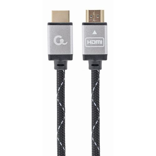 Gembird CCB-HDMIL-3M MONITOR Cable, Select Plus Series, High speed HDMI 4K with Ethernet, HDMI/HDMI M/M, Gold Plated, Braided, 3m slika 1