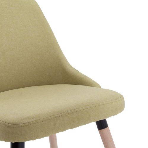 Blagovaonske stolice od tkanine 4 kom zelene slika 15