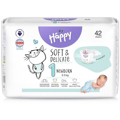 Bella Baby Happy pelene Newborn veličina 1, 42 komada slika 1