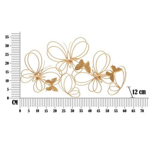 Mauro Ferretti Zidni svijećnjak leptir cm 61x12x34 slika 6