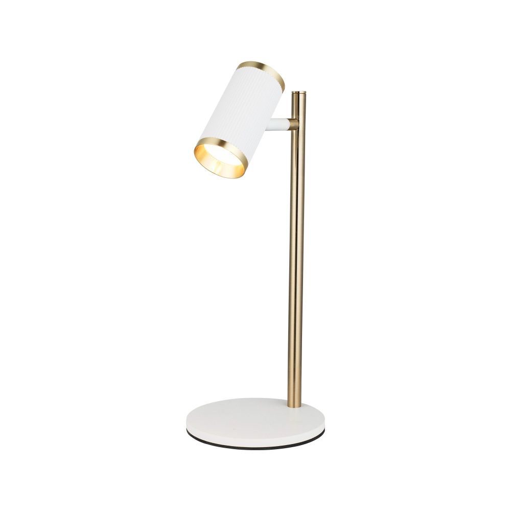 Lume - 71-17 Bijela Antik Lakirana Stolna Lampa slika 2