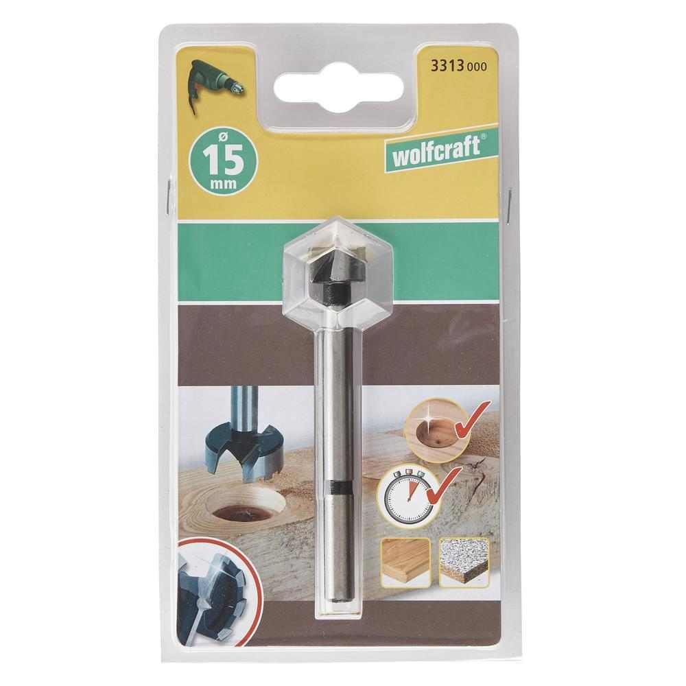 Wolfcraft Glodalo Cilindrično Forstner fi 15 x 90 mm Prihvat 8 mm - 3313000 slika 6