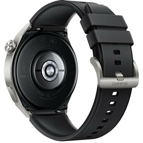 Huawei GT 3 Pro 46mm (Odin-B19S), Titanium case (black fluorelastomer strap) slika 6