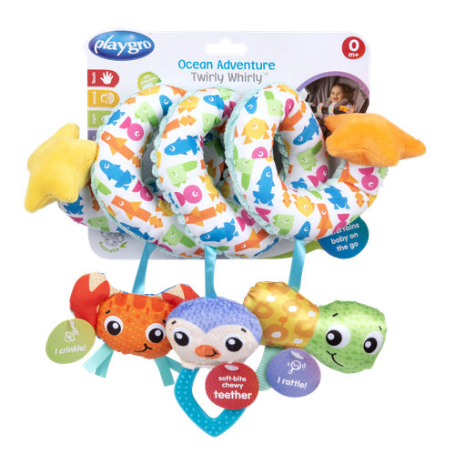 PLAYGRO Spirala za kolica Twirly Whirly Ocean 0188664 slika 2