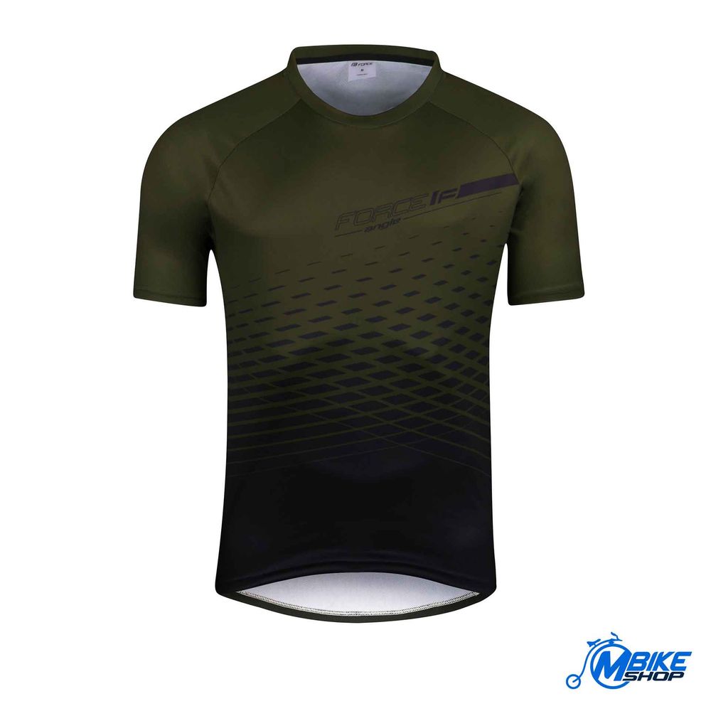 Force Majica kratkih rukava za biciklizam MTB Angle Army slika 1