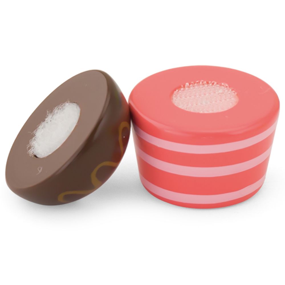 Viga drveni kolačići cupcakes 4 kom slika 3