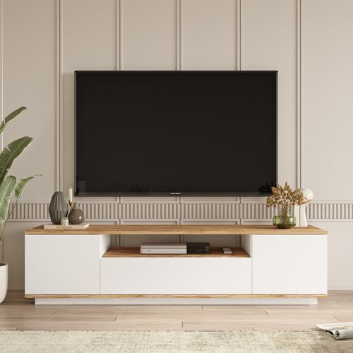 Hanah Home FR7 - AW Atlantic Pine Beli TV sto slika 6