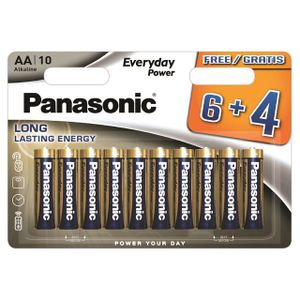 PANASONIC baterije LR6EPS/10BW 6+4F