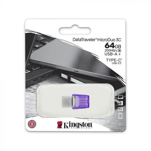 Fleš pen 64GB, DT microDuo3CG3 Kingston slika 3