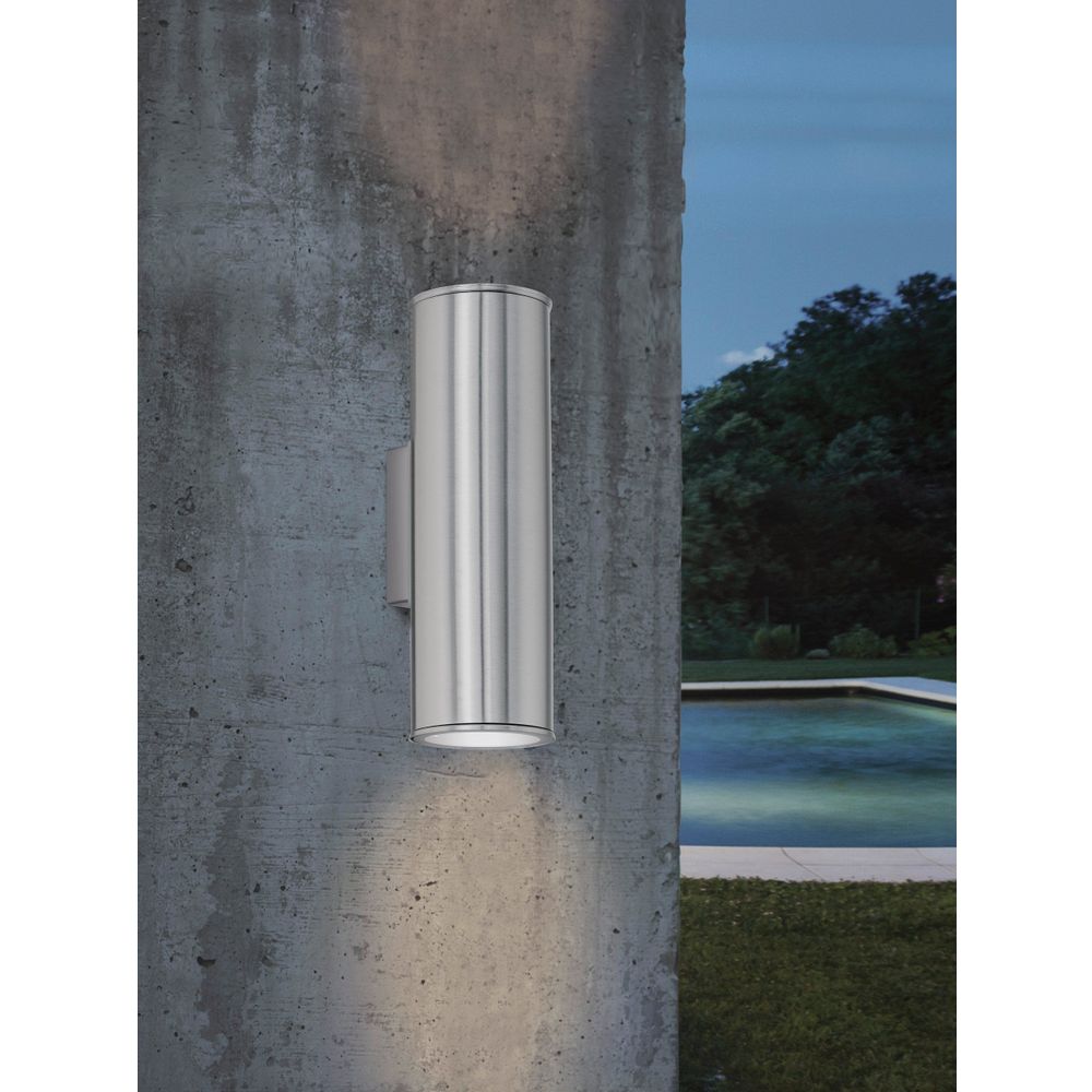 Eglo Riga Vanjska Zidna Lampa - 2x3W LED, GU10, Inox slika 6